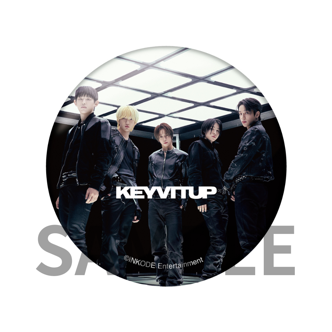 【KEYVITUP】缶バッチ 丸型 メンバー集合ver