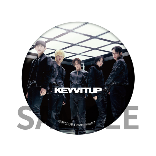 【KEYVITUP】缶バッチ 丸型 メンバー集合ver