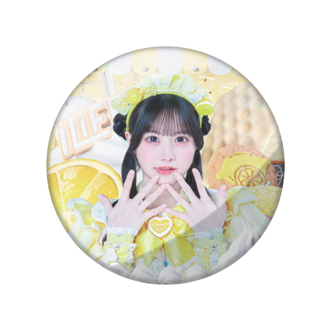 iLiFE!】缶バッチ大 丸型 バストアップ・スイーツ衣装 | Idol × Anime iLiFE!】缶バッチ大 丸型 バストアップ・スイーツ衣装 | Idol × Anime